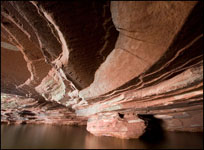 Sand Island sea cave, Apostle Islands National Lakeshore, Wisconsin, Lake Superior