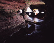 Swallow Point Sea Caves, Sand Island, Apostle Islands National Lakeshore, WI