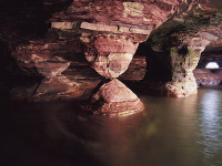 Swallow Point Sea Caves, Sand Island, Apostle Islands National Lakeshore, WI