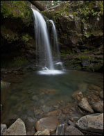 Grotto Falls, Roaring Fork, Great Smoky Mountains National Park, Tennessee