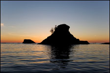 Sunrise near Merritt Lane, Isle Royale National Park, Michigan, Lake Superior