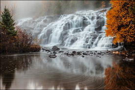 Bond Falls in Fall.  Upper Michigan