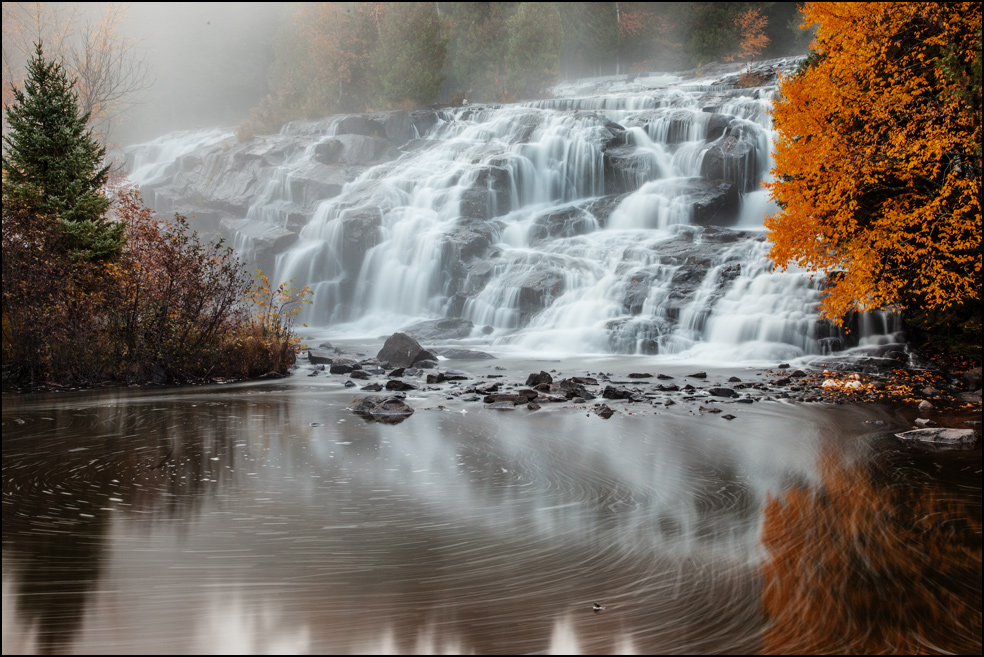 Bond Falls in Fall, Upper Michigan