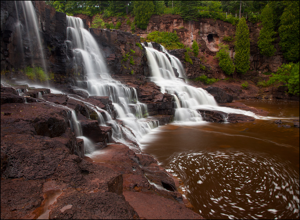 Waterfall, Gooseberry Falls State Park, Minnesota, North Shore