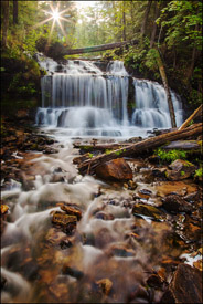 Wagner Falls outside of Munising, Upper Michigan