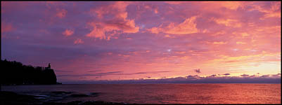 Split Rock Lighthouse at Sunrise, Lake Superior, Minnesota