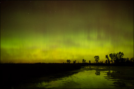 Northern Lights near Oshkosh, Wisconsin