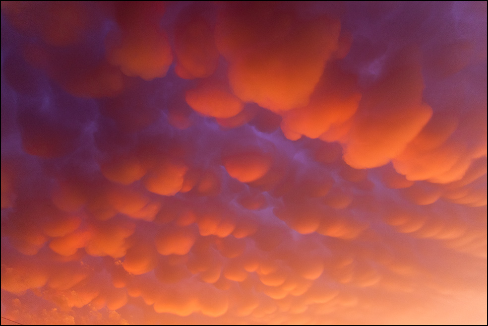 Mamatus clouds, Oshkosh, Wisconsin