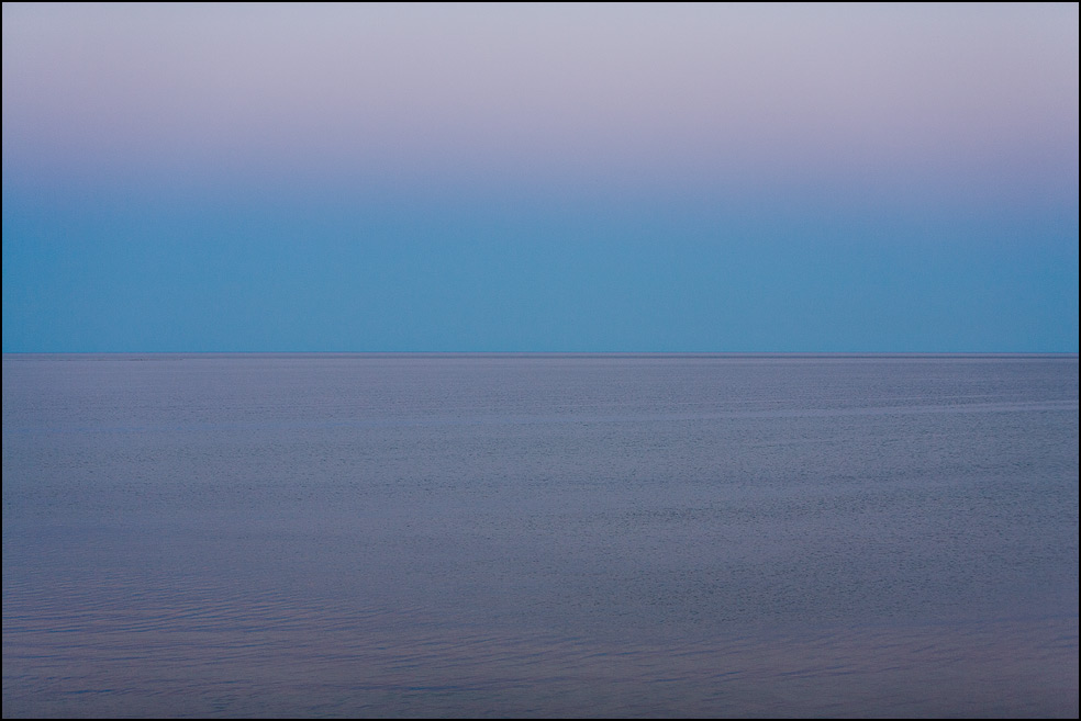 After sunset over Lake Winnebago, Oshkosh, Wisconsin