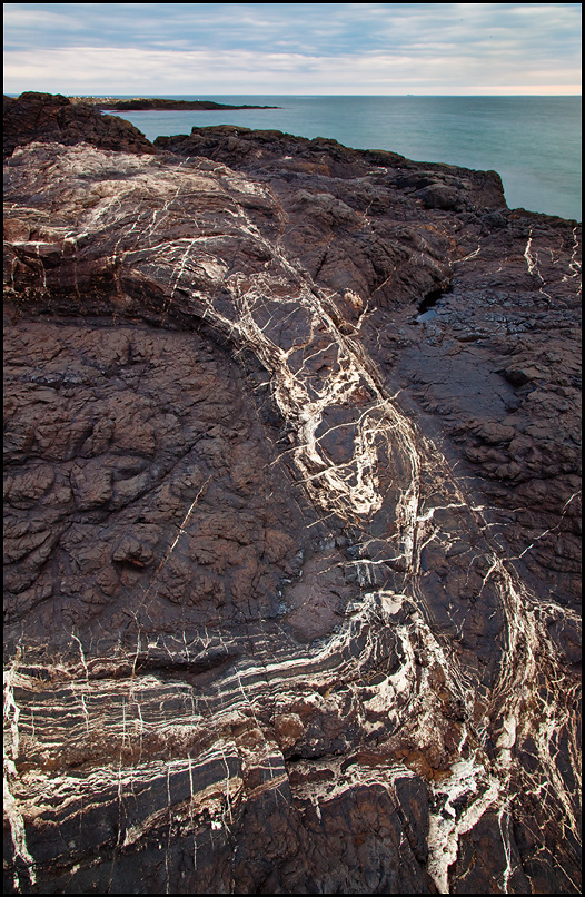 Presque Isle Park Rocky Shoreline near Marquette, Michigan, Lake Superior Picture