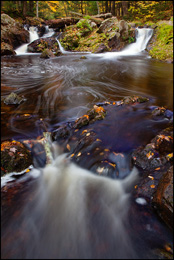 Overlooked Falls in the Porcupine Mountains State Wilderness Park, Upper Michigan