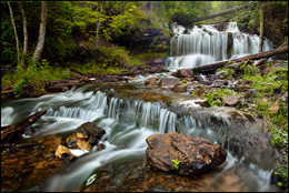 Wagner Falls near Munising, Michigan