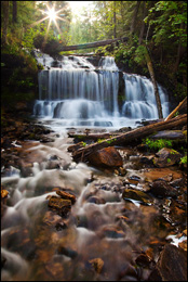 Wagner Falls near Munising, Michigan