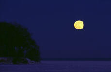 Moonrise over Lake Winnebago, Oshkosh, WI