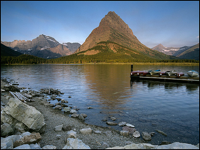 Grinnell Point at Sunrise, Glacier National Park